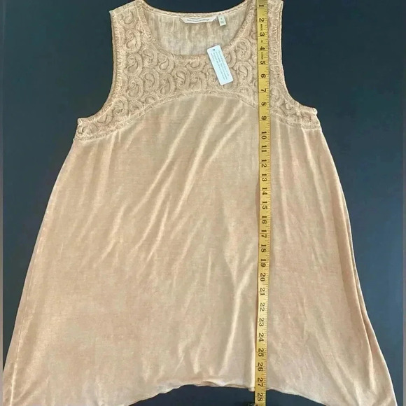 Soft Surroundings New Kyela Embroidered Tunic Top Sleeveless Tank - Picture 6 of 8